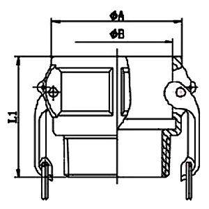尼龍快速接頭B型規(guī)格