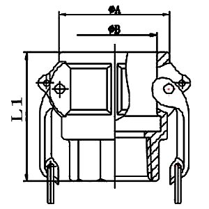 尼龍快速接頭D型規(guī)格