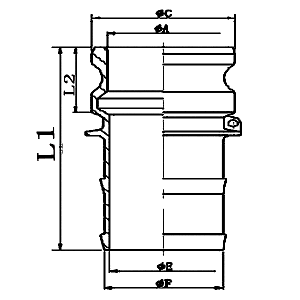 尼龍快速接頭E型規(guī)格