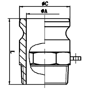 尼龍快速接頭F型規(guī)格