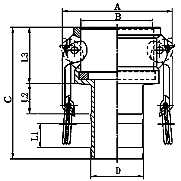 黃銅快速接頭C型規格
